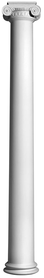 Plaster Columns (Plain): COL2 - Round Ionic
