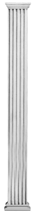 Plaster Columns (Fluted): COL6 - Square Plain
